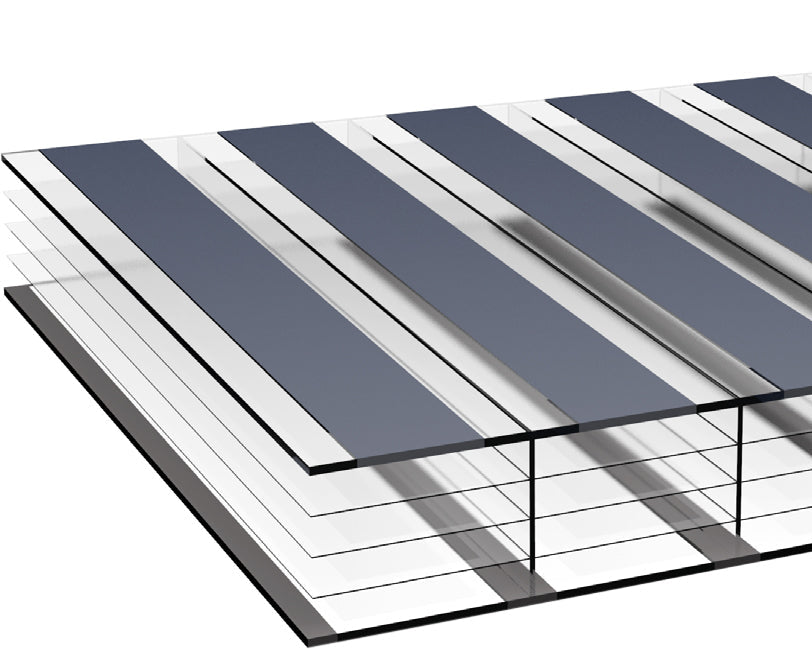 Zebra Stegplatte 16 mm (PC)