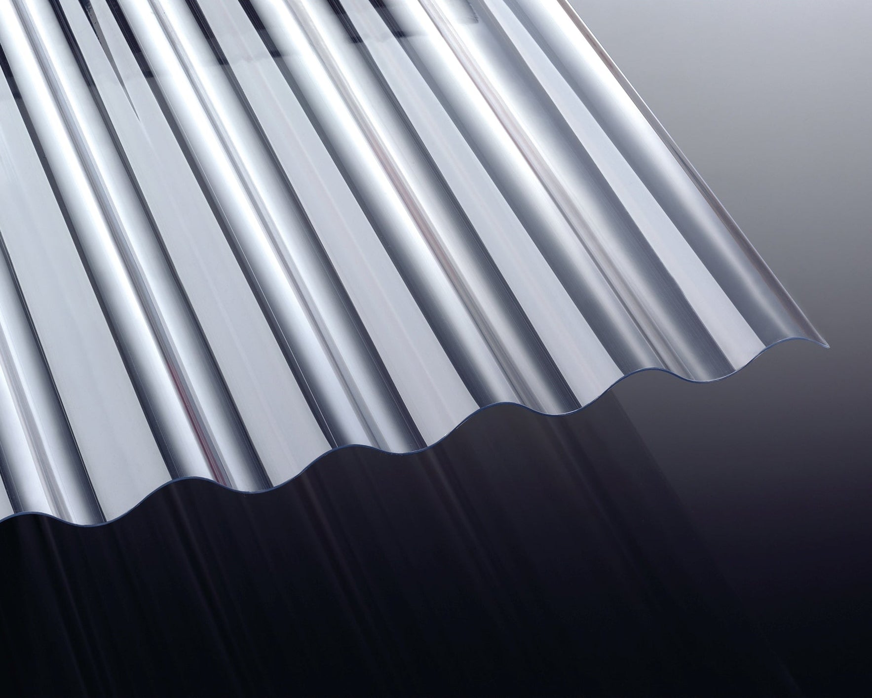 PVC Wellplatten Novaklar Runde Welle S76/18 1,0mm