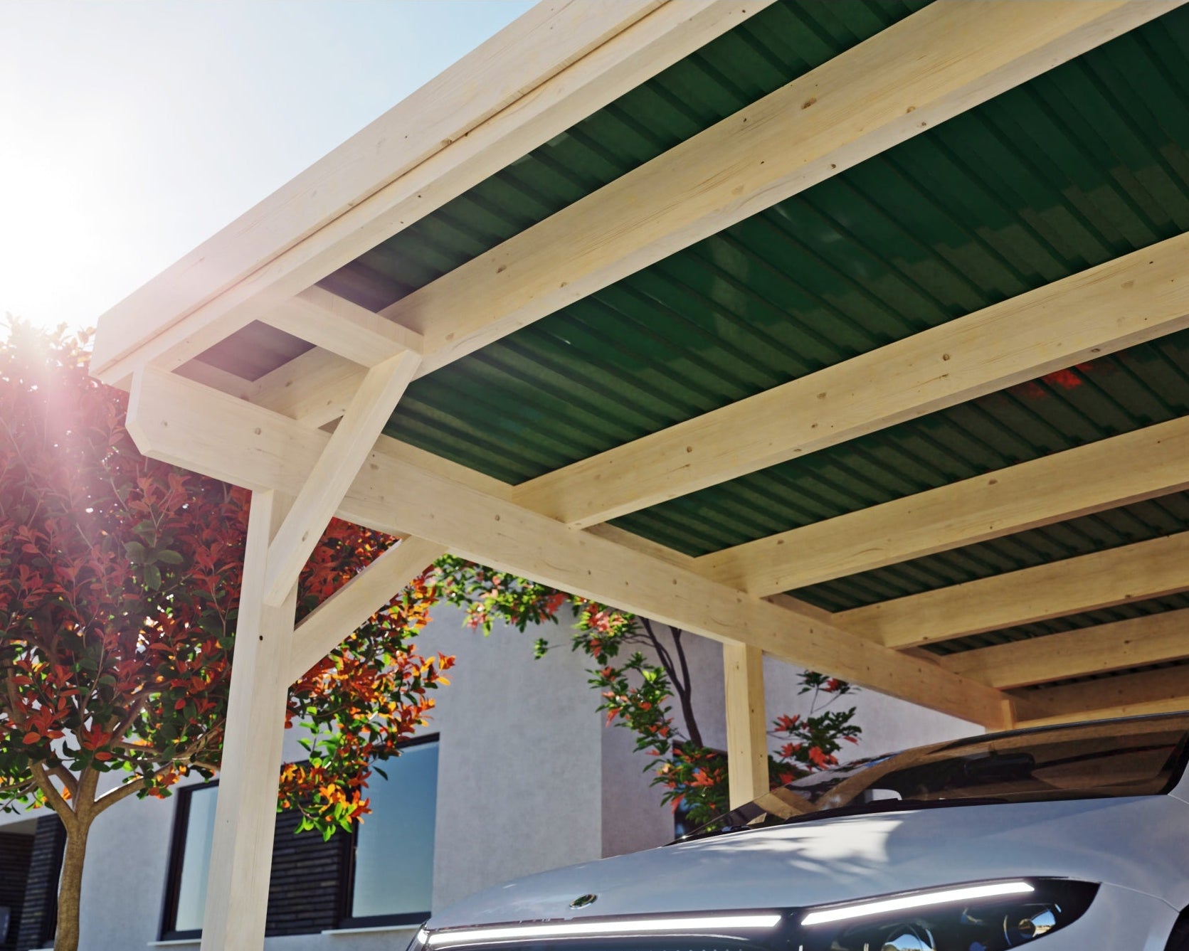 Polycarbonat TEJEPRO Wellplatten K76/18 Spundwand