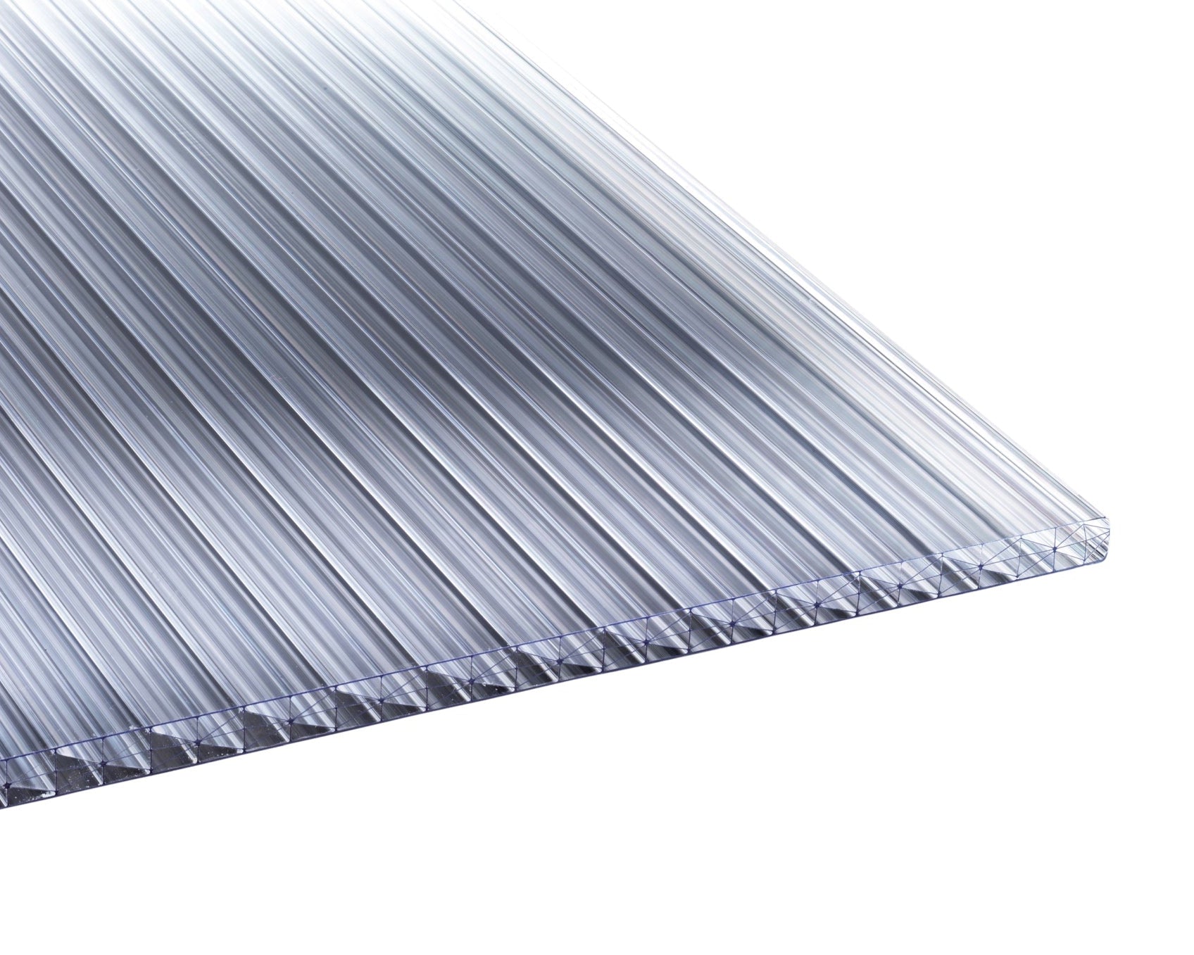 Fachwerk X-Struktur Stegplatte 16 mm (PC)