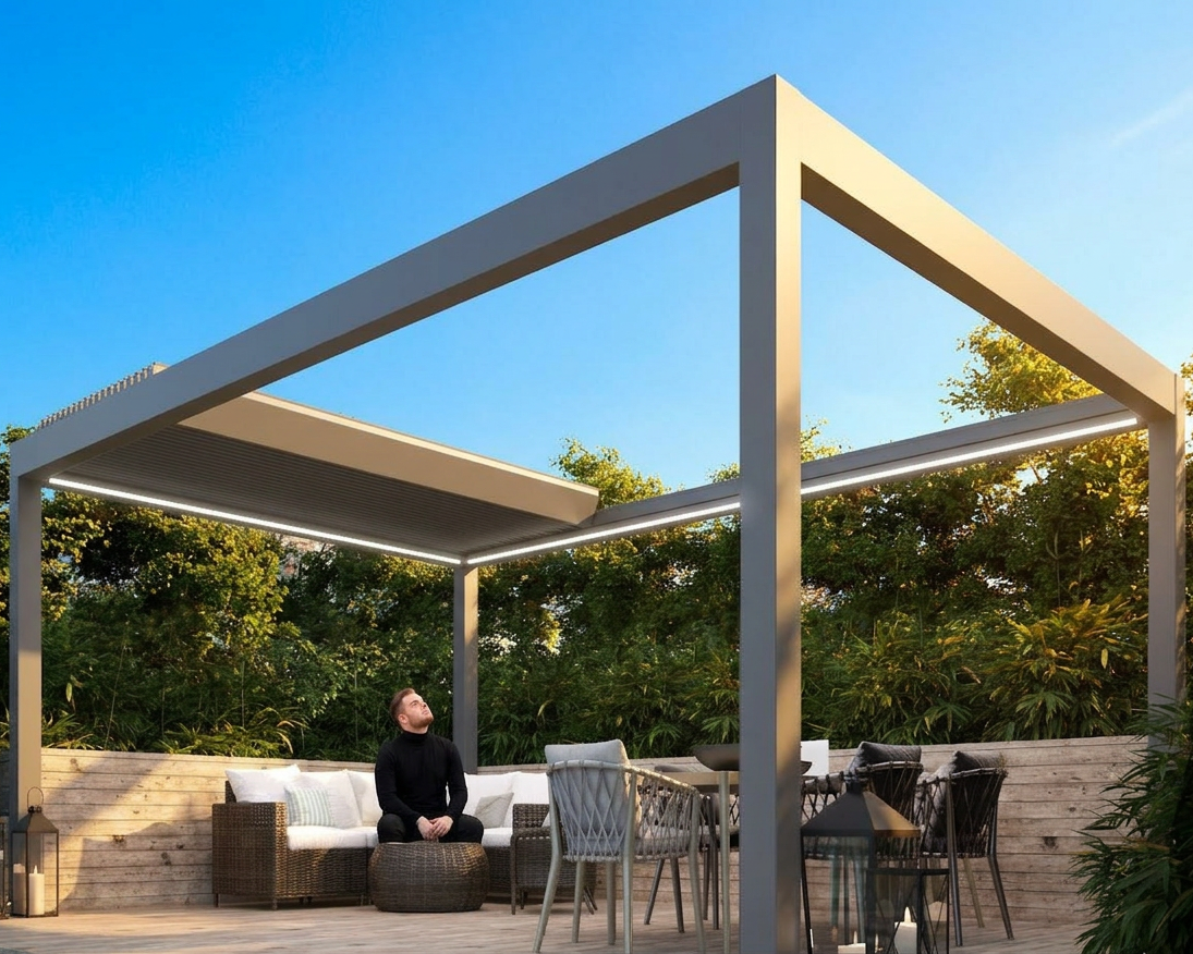 Alu-Terrassenüberdachung Pinela Deluxe