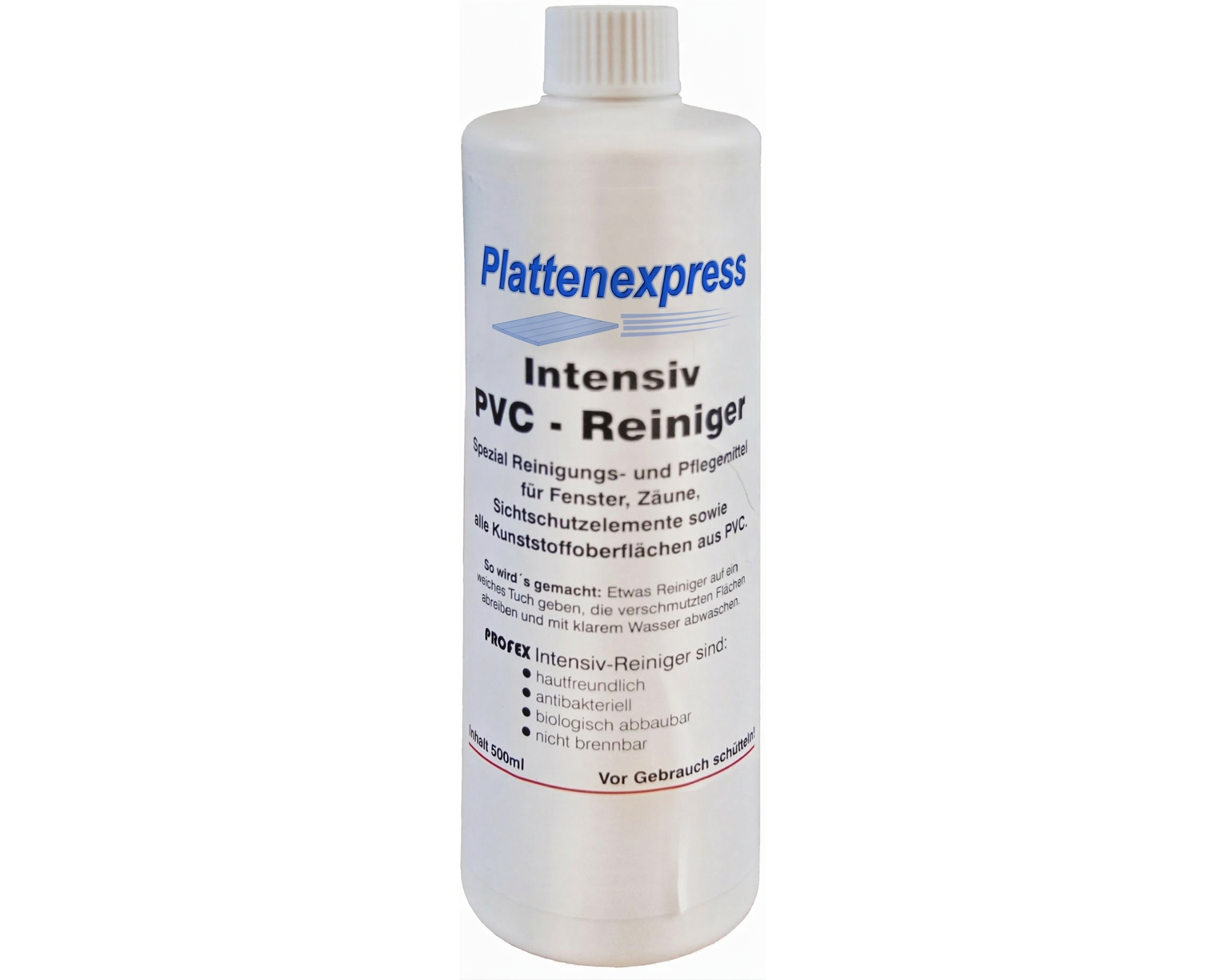 Kunststoffspezialreiniger Balkonbretter | Hohlkammerbrett | für PVC