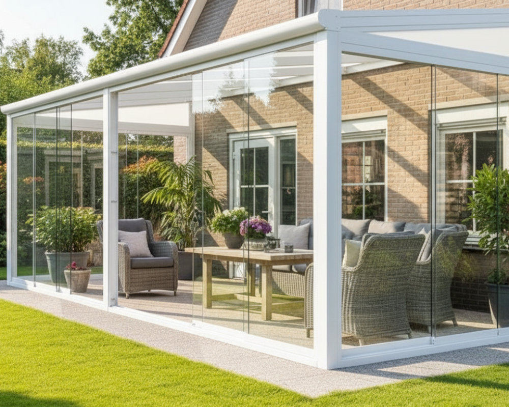 Alu-Terrassenüberdachung Bosco