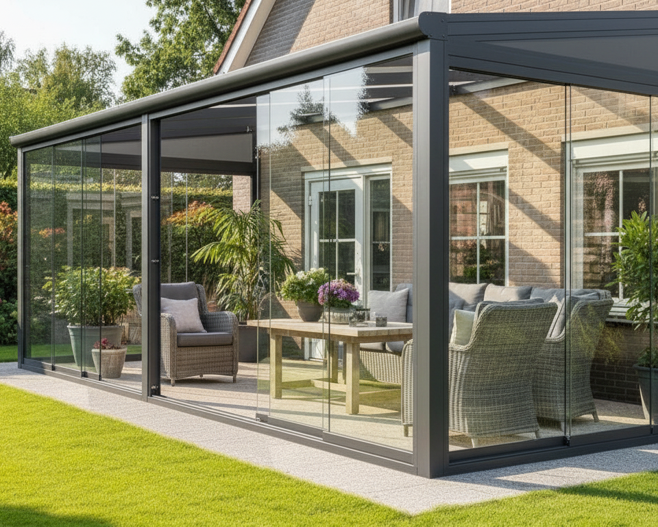 Alu-Terrassenüberdachung Bosco