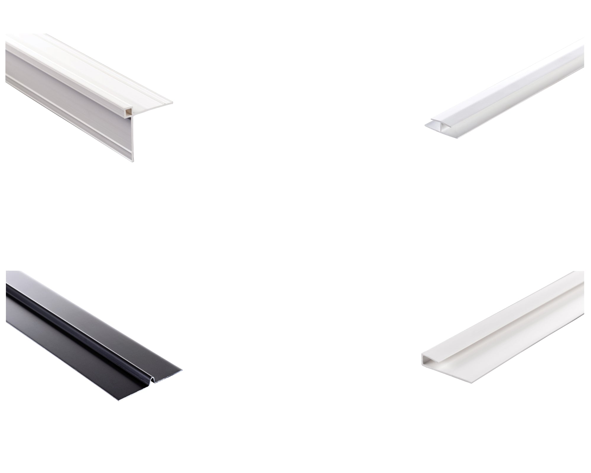 Fugenprofile für HPL-Platten Alu + PVC