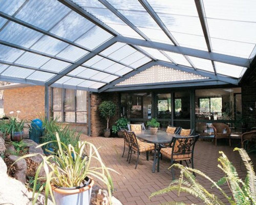 Polycarbonat Wellplatten K76/18 Spundwand